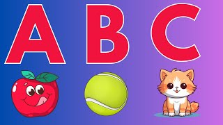 ए बी सी डी A For Apple B For Ball  ABC Alphabet Songs  Learning with Vedu [upl. by Okiman]