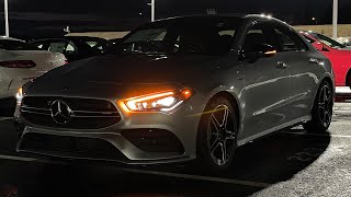 2021 Mercedes CLA Lights AT NIGHT  Best Ambient Lighting [upl. by Kuehnel863]