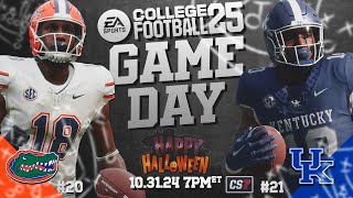 College Football 25 20 Florida vs 21 Kentucky Week 13 CS7  CPU vs CPU Dynasty [upl. by Snowber]