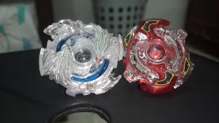 batalha Beyblade Lost Longinus VS Storm Spriggan [upl. by Victor]