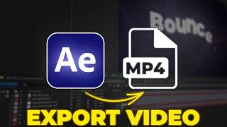 How to EXPORT VIDEO in After Effects [upl. by Keverian127]