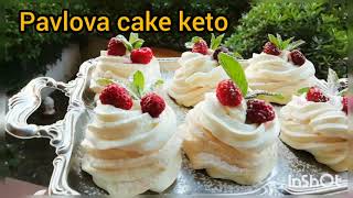 Pavlova cake keto chetogenica ketofood ketocake ketogenic ketogenicdiet dietachetogenica [upl. by Lorelei]