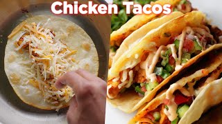 Easy Chicken Tacos To Make For Friends [upl. by Adriell]