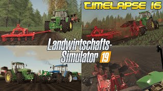 LS19  Timelapse 16 Geiselsberg Seasons Pflügen mit Packer 😱 John Deere 7810 Power 💪🏽🚜💨 [upl. by Ladiv]