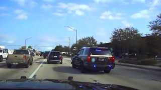 Wanted Felon in Mercedes SUV Flips After FHP PIT Maneuver [upl. by Ahseia117]