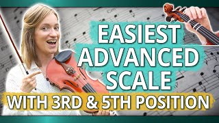 The First 3Octave Scale You Should Learn Advanced G Major Scale  Violin Tutorial [upl. by Amadeo]