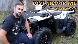 Polaris Sportsman 850 Review and HQ Exhaust Revs [upl. by Yemiaj]