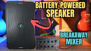 BATTERYPOWERED Speaker w BREAKAWAY MIXER  Mackie Showbox [upl. by Eiralam658]