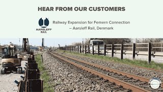 Railway Expansion for Femern Connection– Aarsleff Rail [upl. by Ginzburg]