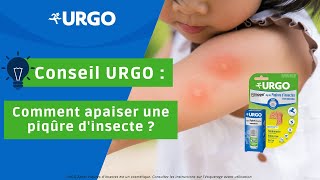 Conseil URGO  Comment apaiser une piqûre dinsecte [upl. by Nudnarb]