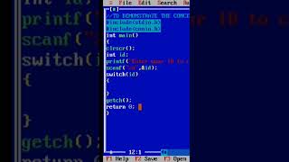 To demonstrate the concept of Merge Switch Case in C Programming [upl. by Eada]