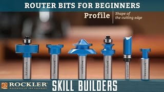 Router Bits for Beginners  Rockler Skill Builders [upl. by Syah]