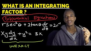 Integrating factors  First Order Nonlinear differential Equations [upl. by Nerol]