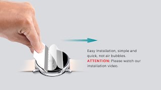 LK flexible film Screen Protector installation video for Smart watch [upl. by Sancha]