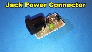 DC Jack Power Connector for Breadboard DIY [upl. by Aranaj]