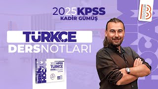 12 KPSS Türkçe  İsim Tamlamaları  Kadir Gümüş  2025 [upl. by Stanwin]