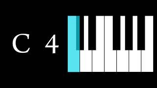 All 88 Piano Notes  Acoustic Grand Piano  Download in Description [upl. by Stormy]