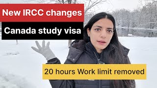 Breaking news IRCC announced new rules for Canada Study Visa [upl. by Skylar]