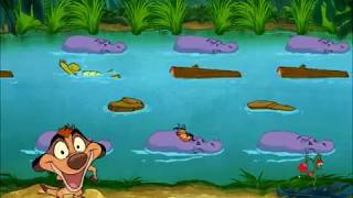 Timon and Pumbaas Jungle Games  Hippo Hop [upl. by Hnaht]