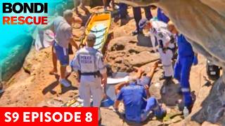 Paramedics Rush to Rope Climbing Disaster  Bondi Rescue Season 9 Episode 8 OFFICIAL UPLOAD [upl. by Eisse]