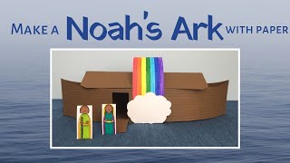 Make a Noahs Ark with Paper [upl. by Ecyarg]