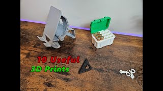 10 Useful 3D Prints [upl. by Cicero]