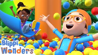 Blippi amp Meekahs Ultimate Playground  Blippi Wonders Educational Cartoons for Kids [upl. by Davidson]