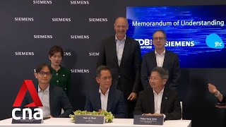 Siemens new 290m plant in Singapore to open in 2025 will create 400 jobs [upl. by Aneetak]