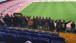 I ragazzi dell’Itas Chimirri al Camp Nou intonano “Noi siamo il Catanzaro“ [upl. by Eisnil24]