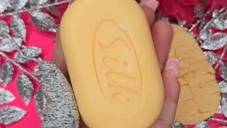 Silk soap 🧼 cutting soapcutting soapcarving soapcubes soapcrunch soapcrushing soapasmr relax [upl. by Allimak]