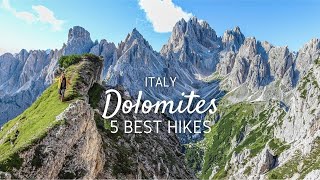 The 5 best hikes of the Dolomites in Italy [upl. by Kampmann]