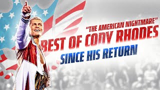 Best of Cody Rhodes since his return FULL MATCH marathon [upl. by Uird220]