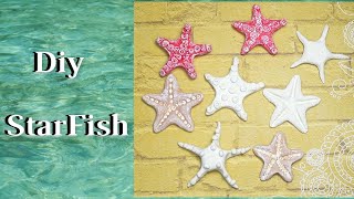 How to Make Air Dry Clay StarFish [upl. by Chiang]