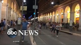 Truck Plows Through Crowd in Nice France [upl. by Elram432]