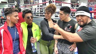 Fernando Vargas introduces his 3 sons all future greats in the world of boxing [upl. by Naletak]