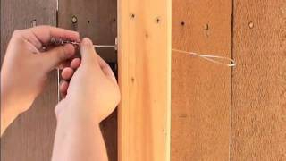 NTI How to fix a gate latch [upl. by Nolrac441]