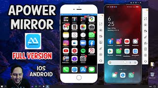 Screen Mirroring ApowerMirror Full Version  IphoneAndroid [upl. by Dill855]