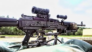 US Army • M240 Bravo Machine Gun [upl. by Euqirne]