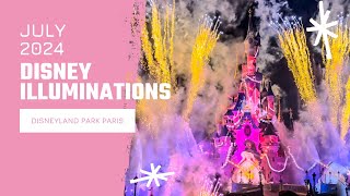 Disney Illuminations at Disneyland Park Paris  2024 [upl. by Milman984]