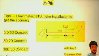 Shorts  Upstream and downstream Concept in flow meter amp BTU meter  Tamil  Plumbing HVAC [upl. by Rosenkrantz]