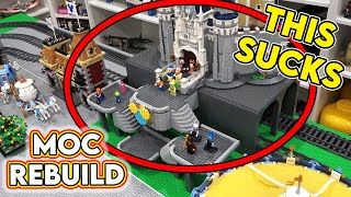 Custom LEGO Disney Castle Stand MOC 2021 Version [upl. by Drofnas]