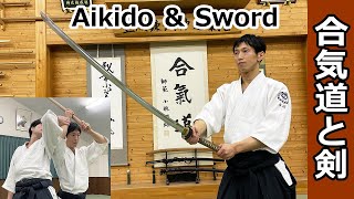 Aikido and Sword movement are connected [upl. by Ahsuatal337]