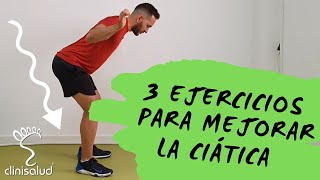 3 ejercicios para ciática  Fisioterapia [upl. by Atrebor]