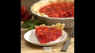 Easy Strawberry Jello Pie [upl. by Dnanidref]