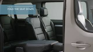 Citroën SpaceTourer Possible Seat Configurations and Operation [upl. by Annabelle420]