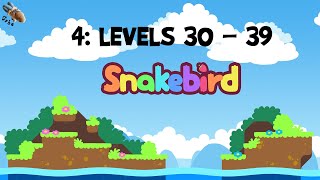 Snakebird 4  Levels 30  39  Full Walkthrough [upl. by Niarda860]