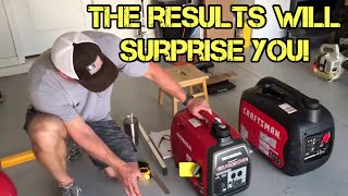 Honda EU2200i Generator VS Craftsman 3000i Generator  THE RESULTS WILL SURPRISE YOU [upl. by Afrikah]