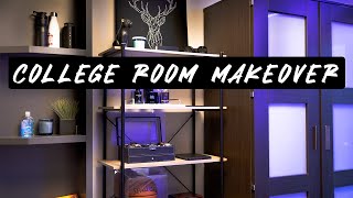 College Guys Dorm Room Makeover  BUDGET EDITION UNDER 100 [upl. by Elatan]