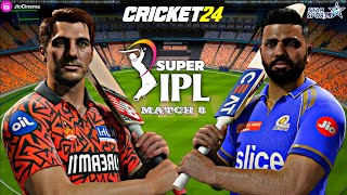 MI vs SRH Super IPL Match 8  Cricmgsk Superipl ipl2025 [upl. by Arnie718]