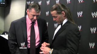 WrestleMania XXVII Diary Shawn Michaels receives his Hall of Fame ring [upl. by Bilek]